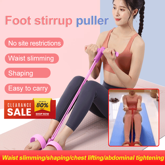 🏆LAST DAY BUY 1 GET 1 FREE!!⏳21 Fitness Resistance Bands-4 Tube Pedal Ankle Puller🌿