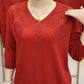 🔥Last Day Sale 49%🔥Women’s Vintage V-neck Beaded Pullover Shirt