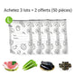 Reusable and Resealable Aluminum Storage Bag 🥢🌍 – Perfect for Storing and Protecting Your Food! 🌿
