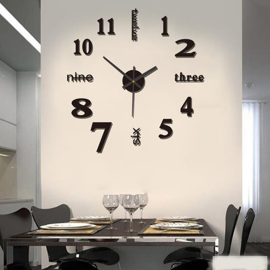 🔥Hot Sale🔥 3D Wall Decal Decorative Clock