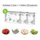 Reusable and Resealable Aluminum Storage Bag 🥢🌍 – Perfect for Storing and Protecting Your Food! 🌿