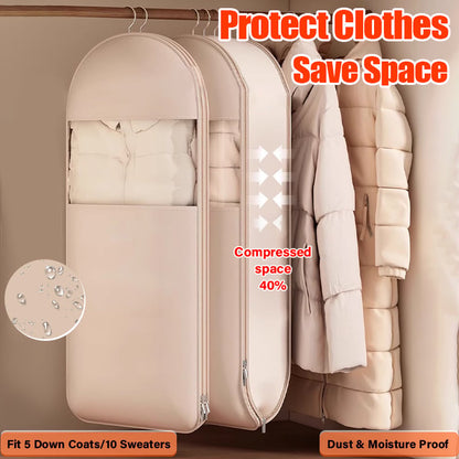 🔥New Hot Selling❤️‍🔥2025 Space Saving Hanging Garment Bag with Self Compression Zipper