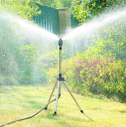 🔥Free Shipping🔥Stainless Steel Rotary Irrigation Tripod Telescopic Support Sprinkler