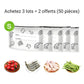 Reusable and Resealable Aluminum Storage Bag 🥢🌍 – Perfect for Storing and Protecting Your Food! 🌿