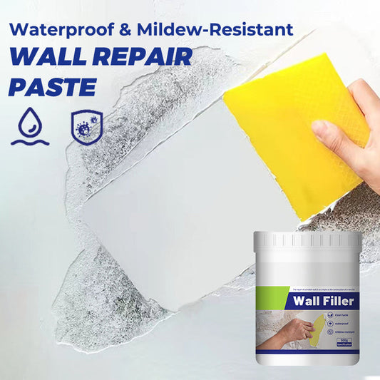 🛠️ Waterproof and mould-resistant wall repair putty💧free brush! 🖌️ ✨ Quick and clean home wall repairs! 🏡
