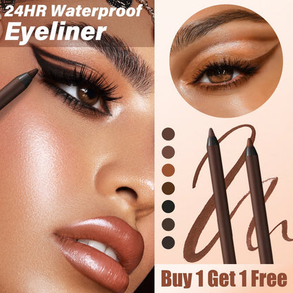 🎁Last Day Buy 1 Get 1 Free🔥-🌟24 HR Waterproof Eyeliner Duo Sharpenable Eye Pencil💦
