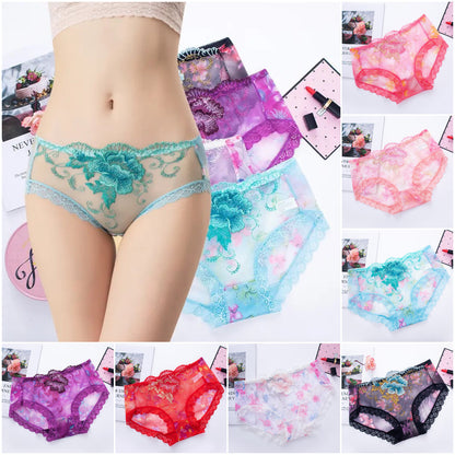 🎉 Last In Stock🎉Antibacterial Cotton Panty With Lace Embroidery