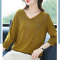 🔥Last Day Sale 49%🔥Women’s Vintage V-neck Beaded Pullover Shirt