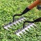 🔥Early Autumn Offers🍂5/6/7/8 Teeth Carbon Steel Garden Weeding Rake