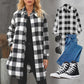 🔥Last Day Sale 49%🔥Women’s Plaid Longline Shirt Jacket