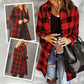 🔥Last Day Sale 49%🔥Women’s Plaid Longline Shirt Jacket