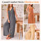 🔥Last Day Sale 49%🔥Women's Casual V-Neck Sleeveless Wide-Leg Jumpsuit