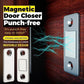 🚪 BUY 3 GET 1 FREE! 🔥 Non-Perforated Magnetic Door Closer - Easy Installation & Silent Closure, Ideal for Home and Office ✨