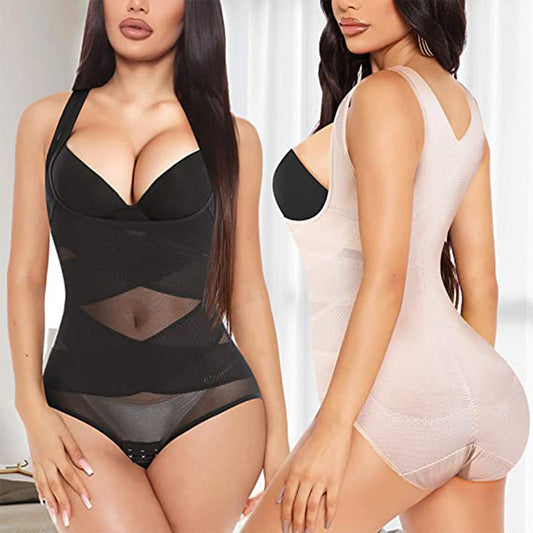 🎁Hot Sale 50% OFF⏳💕Women's Lightweight Mesh Yoga Bodysuit Shaper💎