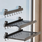 No-Punch Suction Cup Telescopic Drying Rack