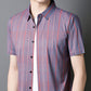 🔥2025 New Arrival🔥 Men's Cooling Plaid Short Sleeve Button-Down Shirt