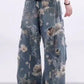 🔥2025 New Arrival🔥   Women's Loose Ripped Wide-Leg Denim Jeans