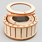 🔥2025 New Arrival🔥 Solar Powered Rotating Double Ring Wooden Puzzle Toy