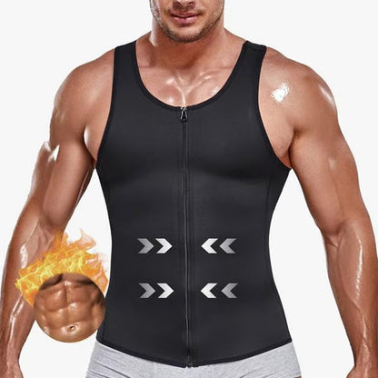 🔥 Hot Sale 🔥Limited Time Offer 60% off 💥 Men's Waist Trainer with Zipper and Trim Vest