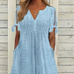 ⏰Last Day Sale 49% Off💃Women's Elegant V-Neck Hollow-Out Solid Dress