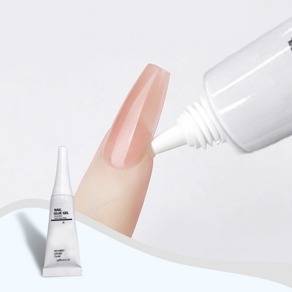 Professional Strong Quick Drying Nail Glue (No UV Light Needed)
