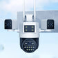 3-Lens 360° WiFi Security Camera for Outdoor