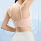 Women's Seamless Breathable & Adjustable Push-Up Fixed Cup Support Bra