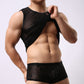 Men's Mesh Sheer Tank Top