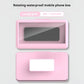 💚Bathroom waterproof and fog-proof mobile phone box, punch-free wall-mounted mobile phone holder, drama-watching tool, rotatable kitchen waterproof box