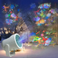 Kids Go Wild for 16 Cartoon Projections! 🎉 USB Christmas Light - No Tacky Decor Needed