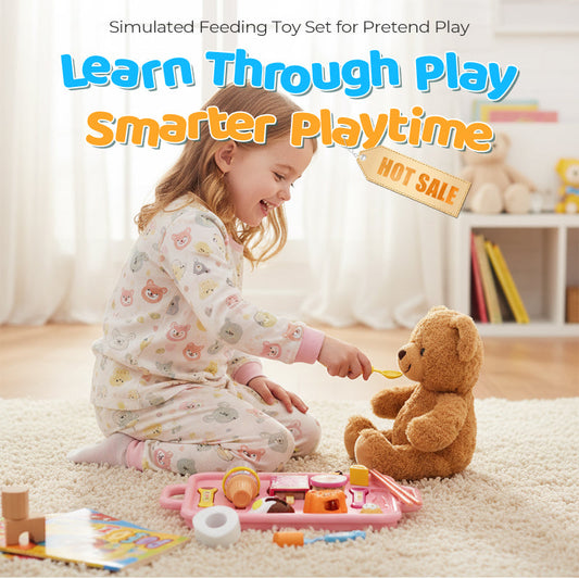 🎁 Santa’s Deal! 50% Off Interactive Pretend Feeding Toy Set 🥄