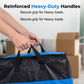 Collapsible Storage and Moving Bag – Heavy-duty handles & zippered closure – Folds flat, perfect for moving, travel or closet organization – reusable & easy to clean 🏠